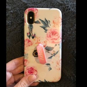 IPHONE X/XS Loopy Case, floral design!